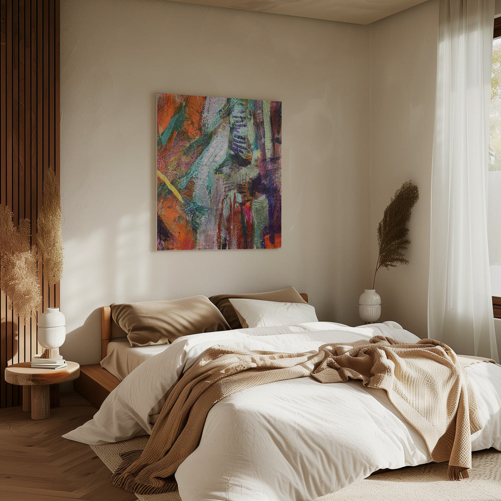 Mystieke penseelstreken | Canvas