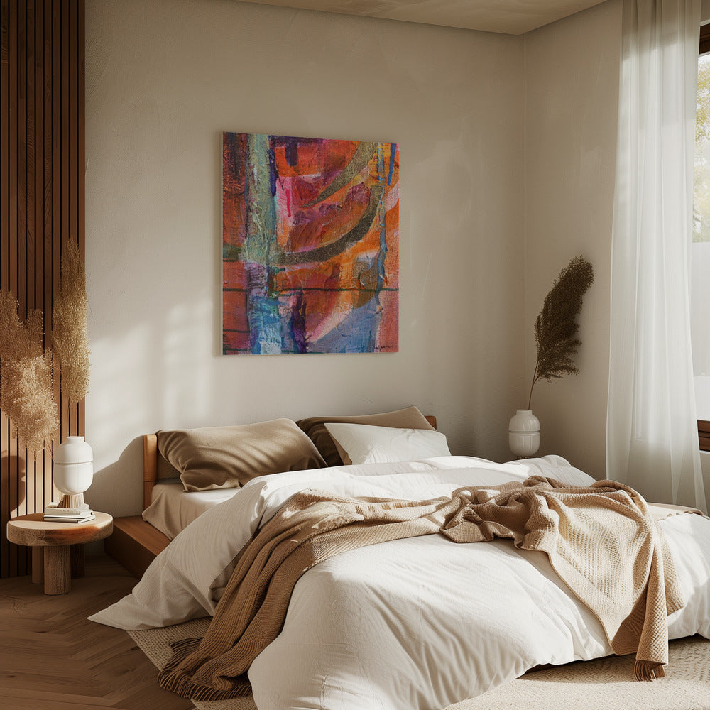 Levendige Soulstorm | Canvas
