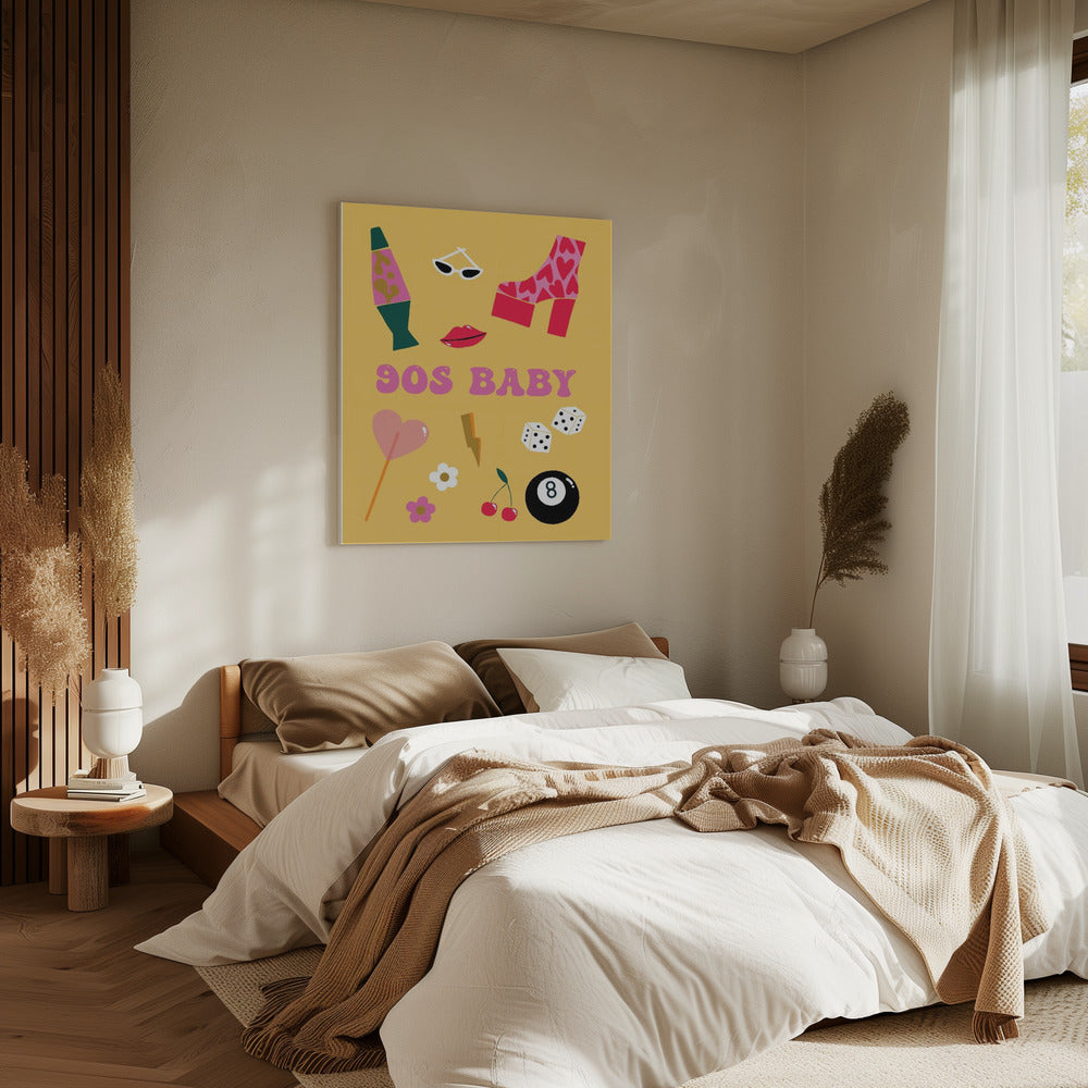 Jaren 90 Baby | Canvas