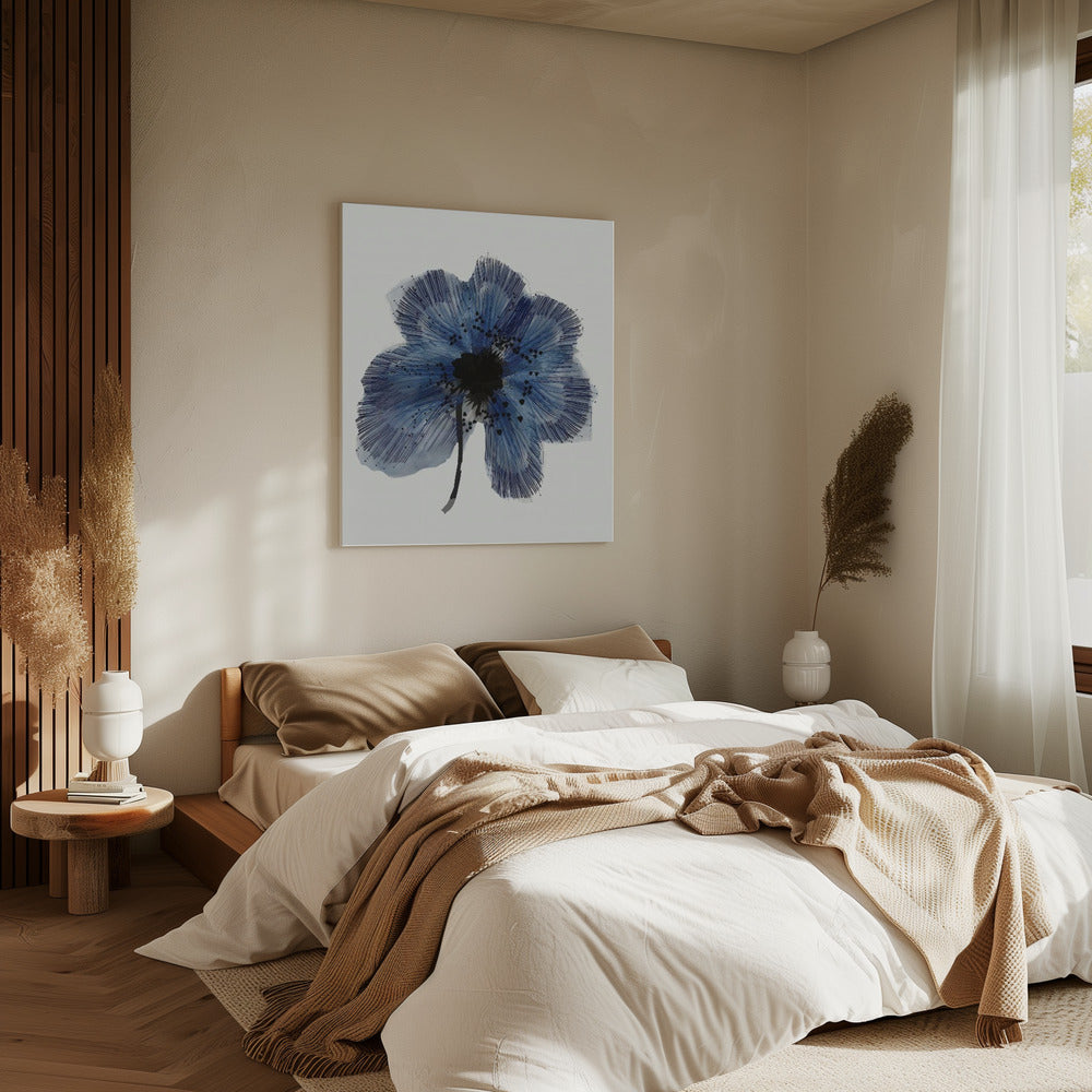 Blauwe Bloem 2 | Canvas