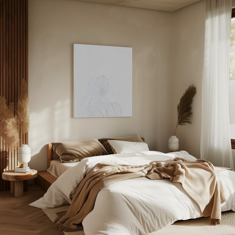 Minimale bladeren | Canvas