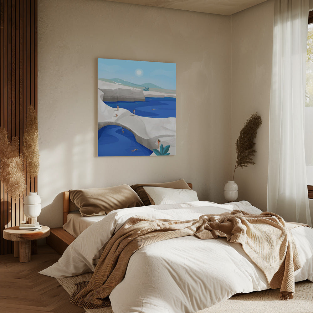Cliff Jumping, Griekenland | Canvas
