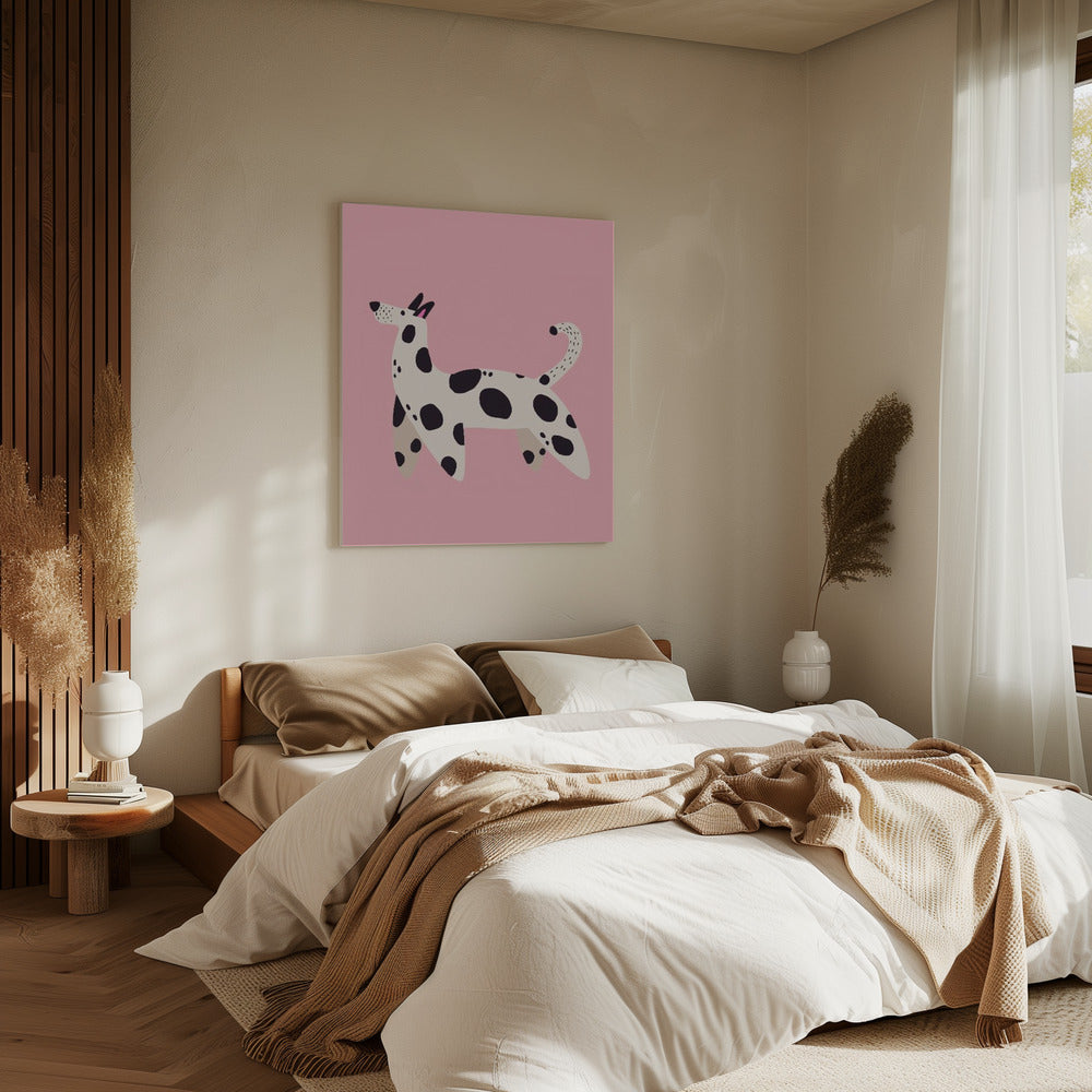 Gevlekte Hond Wandeling | Canvas