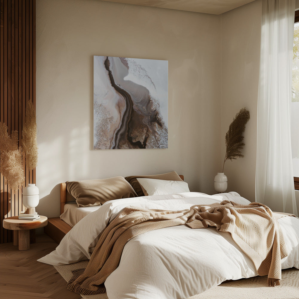 Gesofisticeerde Bruinen - Aardse Stromingen 3 | Canvas