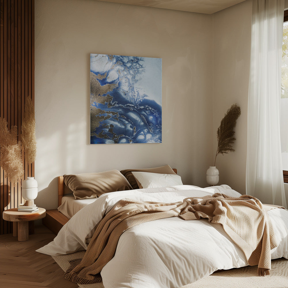 Peaceful - Ocean Wave Waltz - Oceanische texturen | Canvas