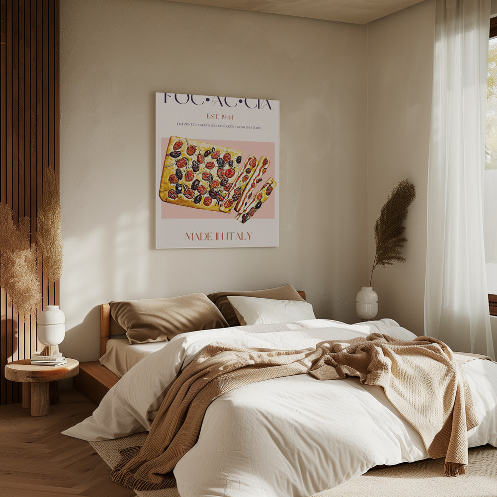 Italiaans brood met tomaten en olijven | Canvas