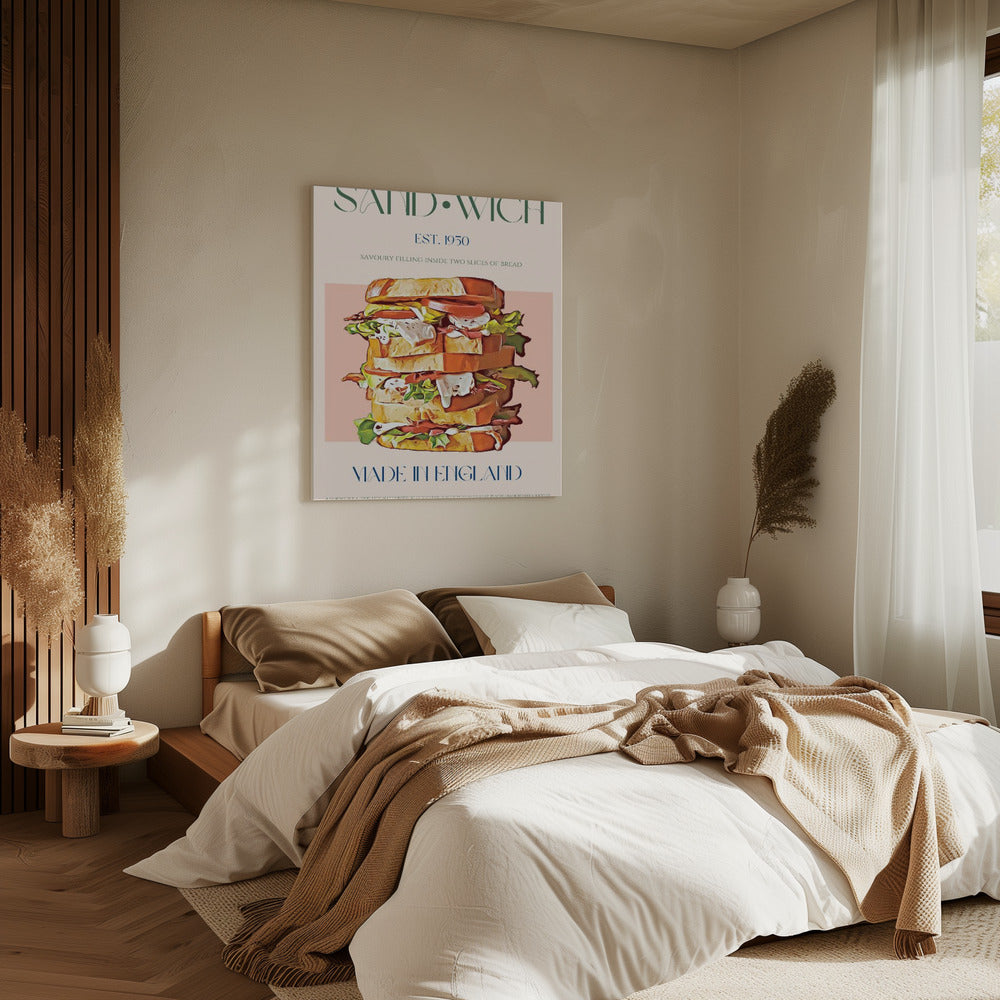 Klassieke sandwich gemaakt in Engeland | Canvas