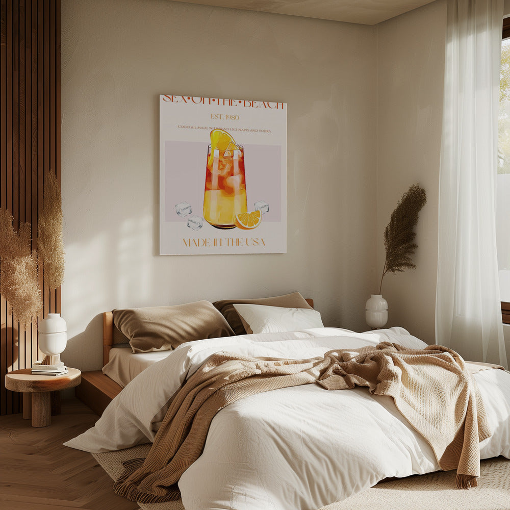 Tropische zonsondergang | Canvas
