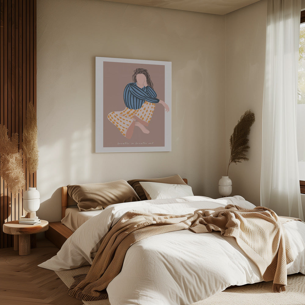Serene contemplatie | Canvas