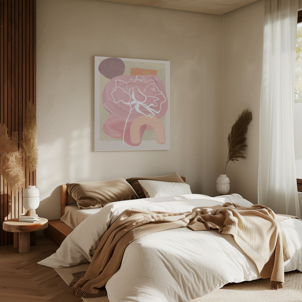 Abstracte bloesems | Canvas
