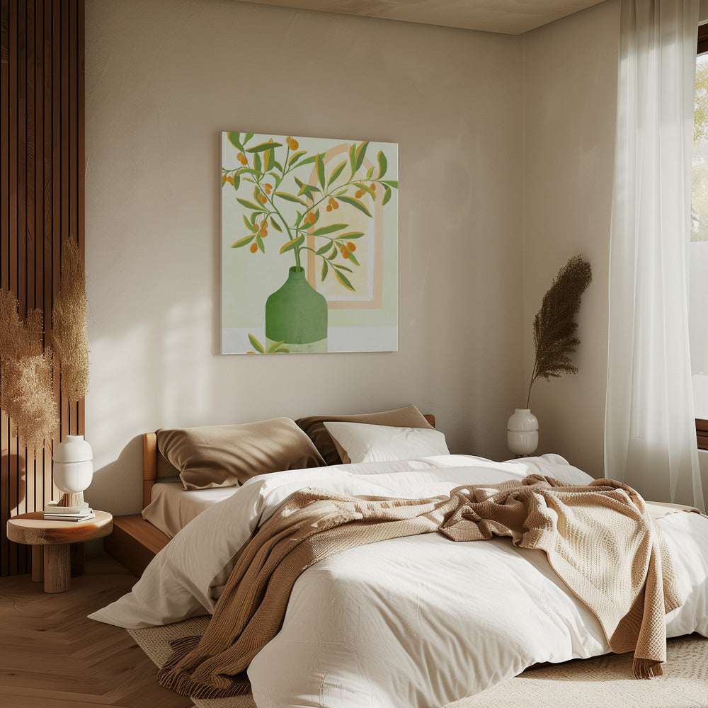 Gotische olijven | Canvas