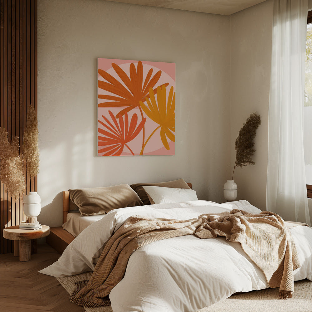 Herfstpalmen | Canvas
