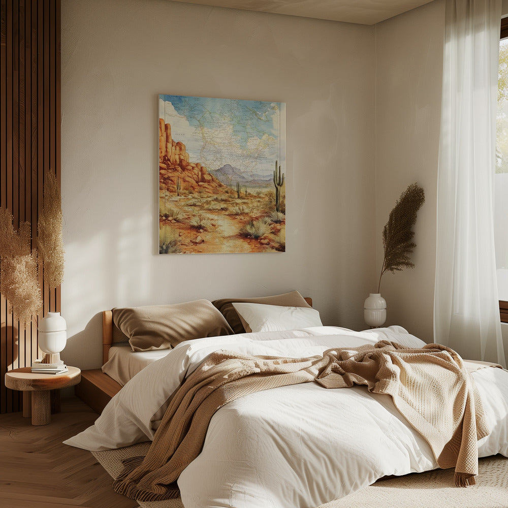 Woestijn van Arizona | Canvas