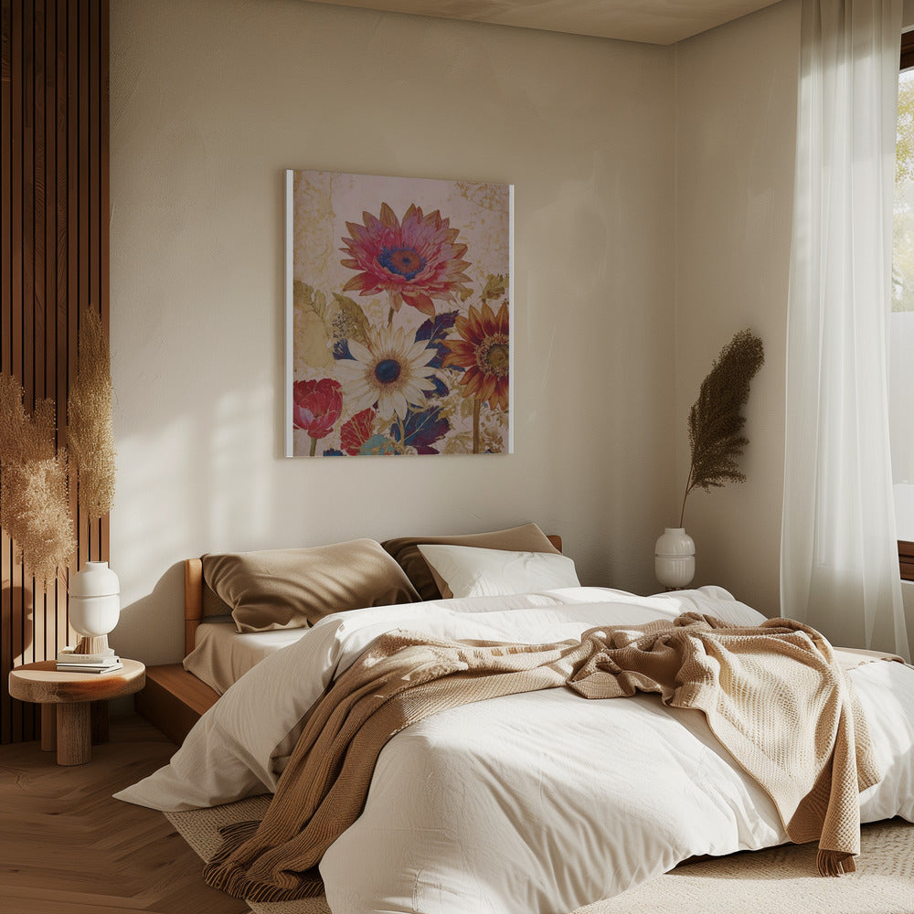 Levendige bloesems | Canvas