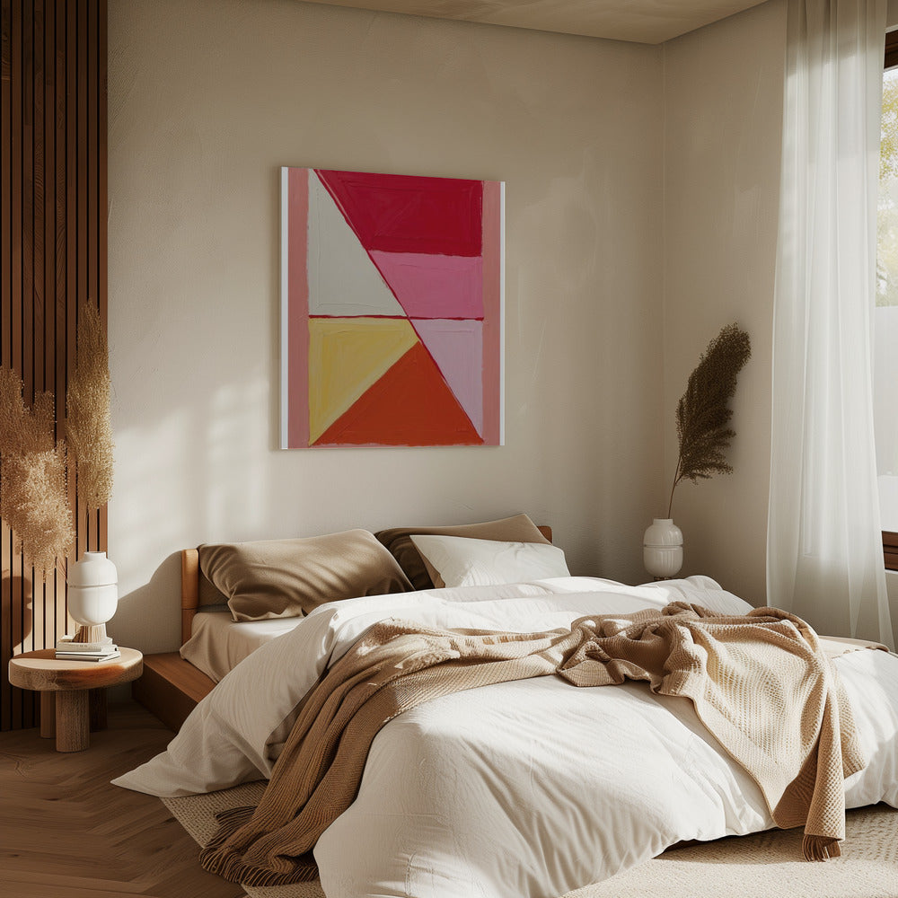 Geometrische warmte | Canvas