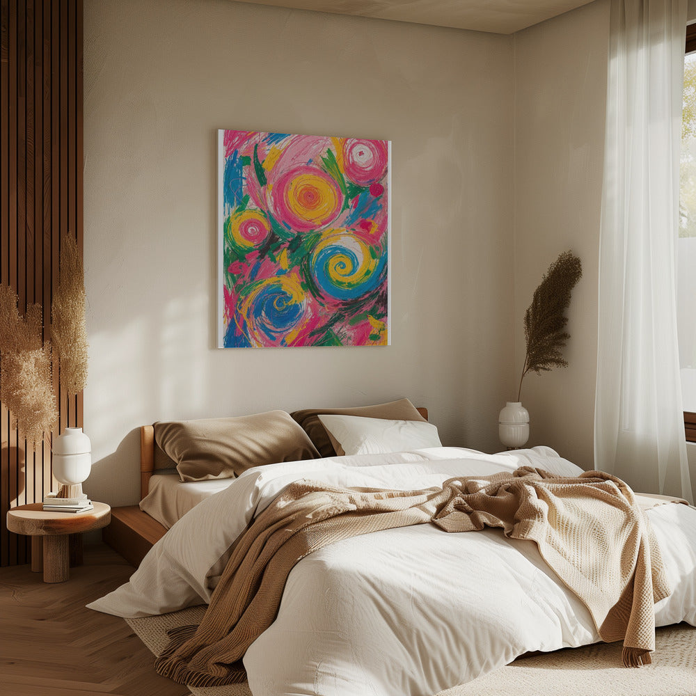 Wervelende wervelingen | Canvas