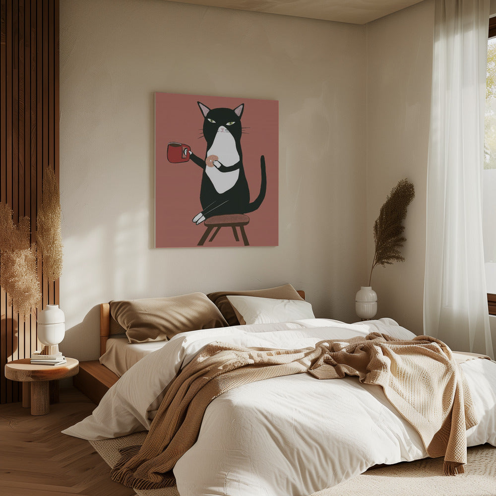 Koffiekat | Canvas
