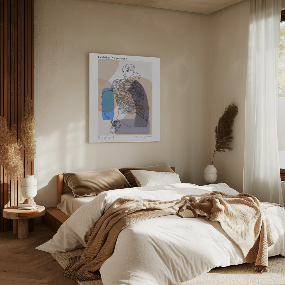 Abstracte elegantie | Canvas