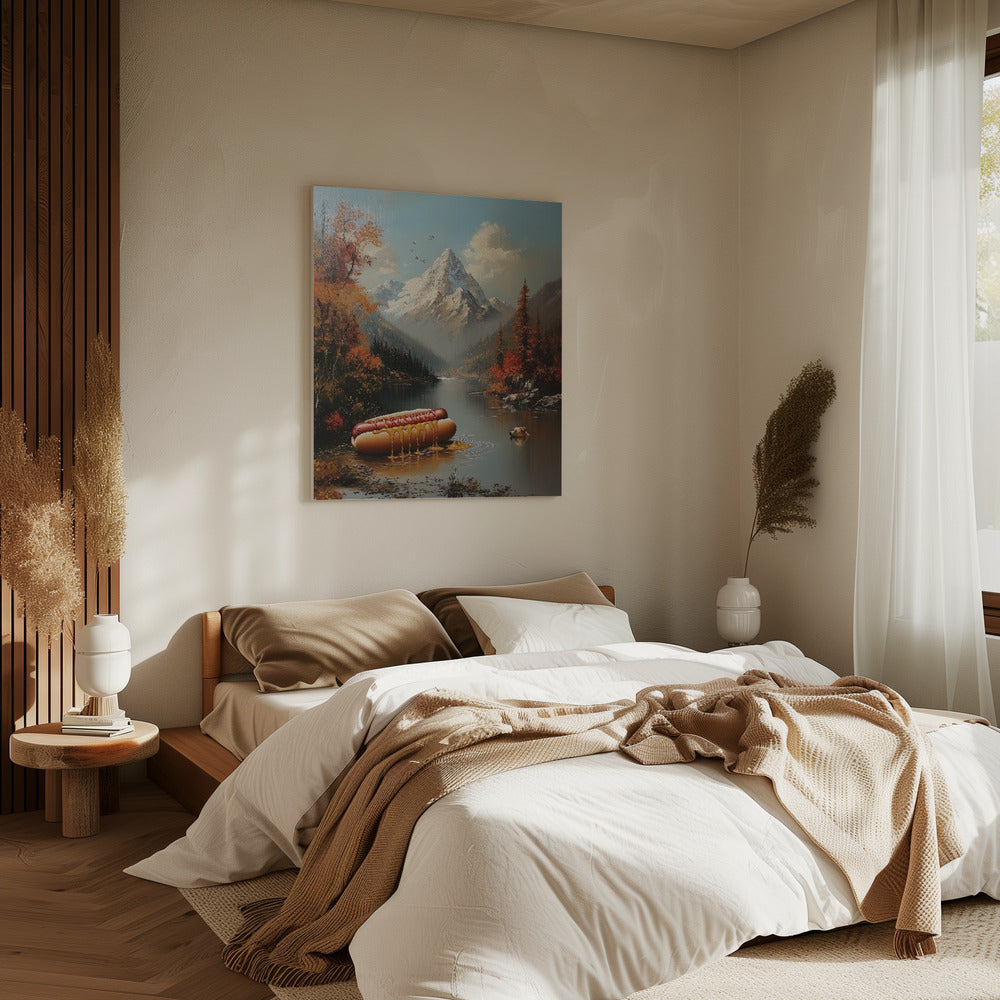 Drijvende honden | Canvas
