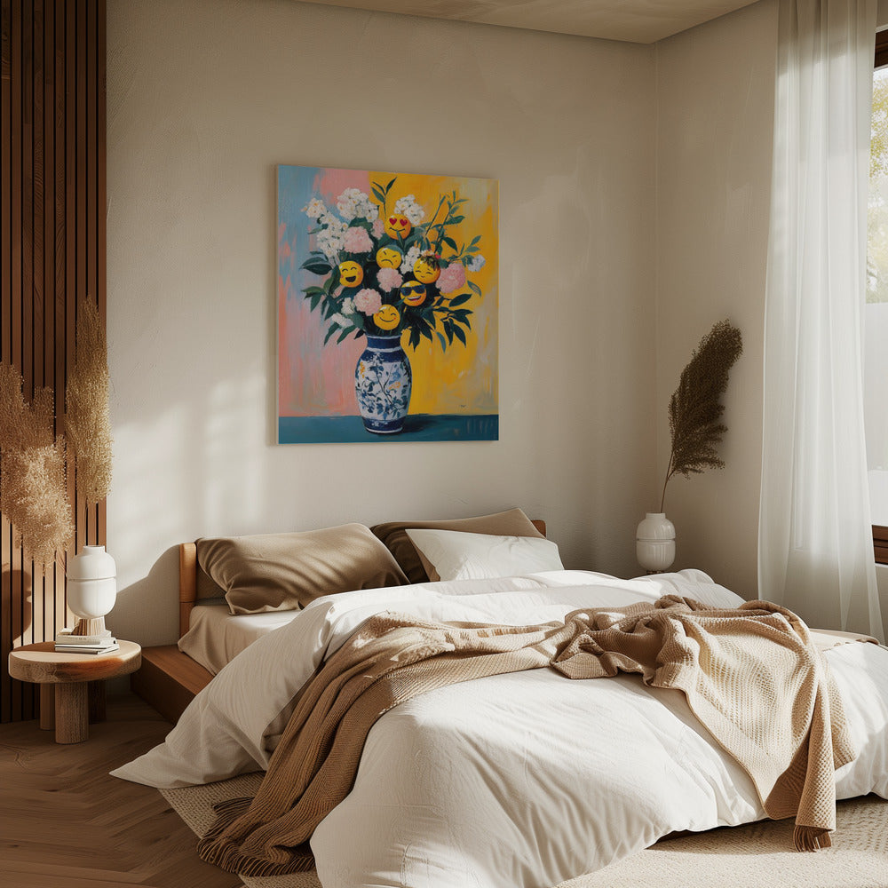 Bloemenemoji's | Canvas