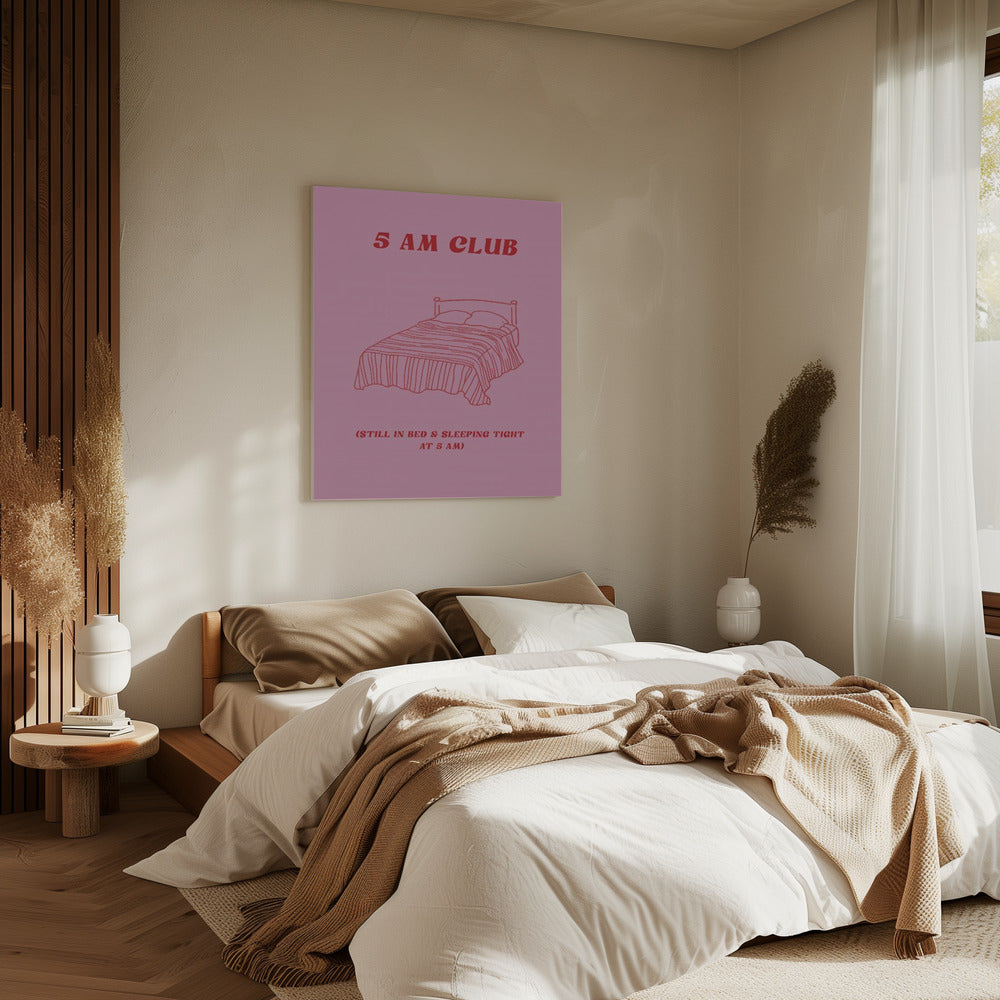 Gezellig 5 uur 's ochtends slapen | Canvas