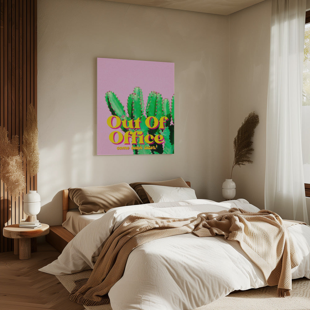 Levendige groene cactus | Canvas