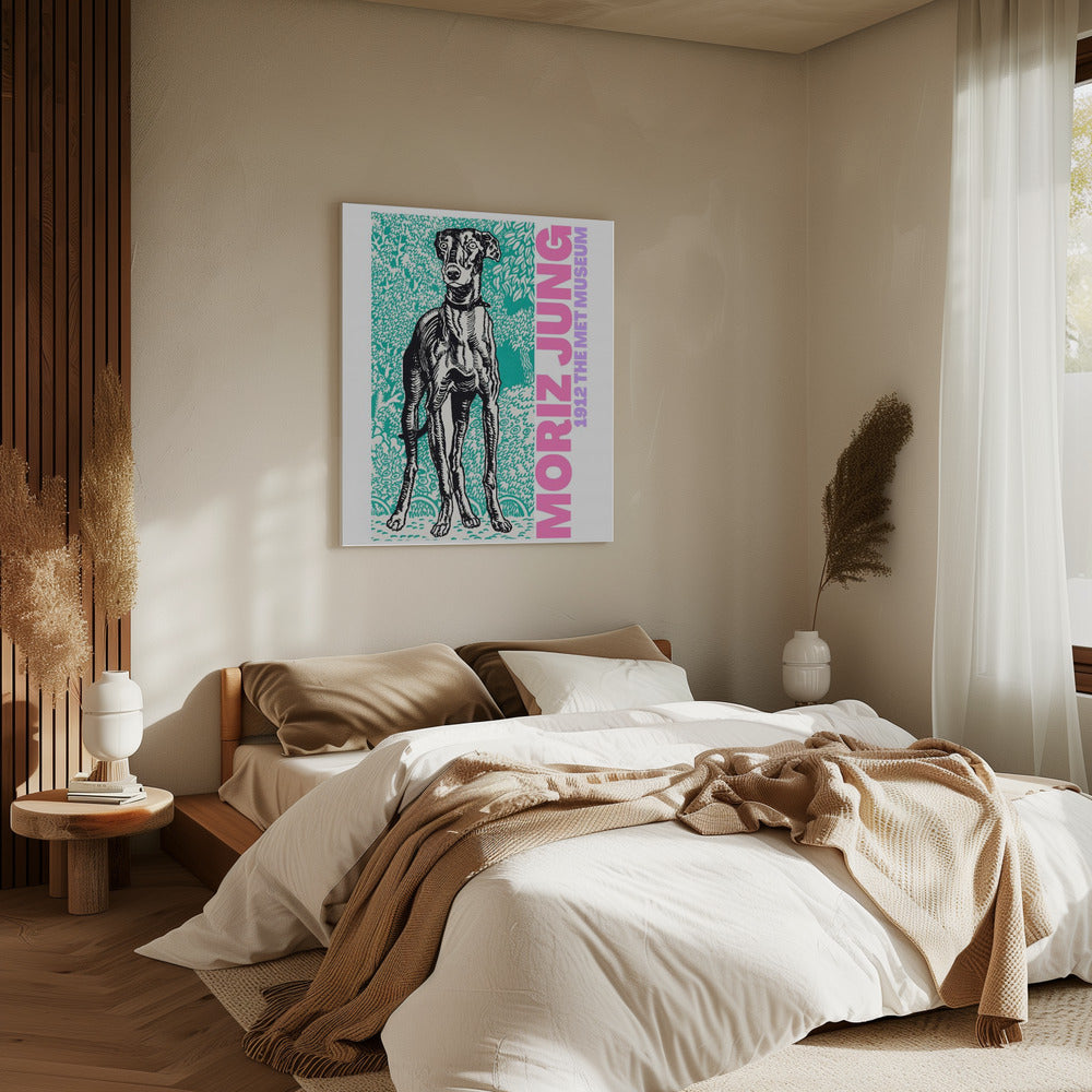 Koninklijke hondenblik | Canvas