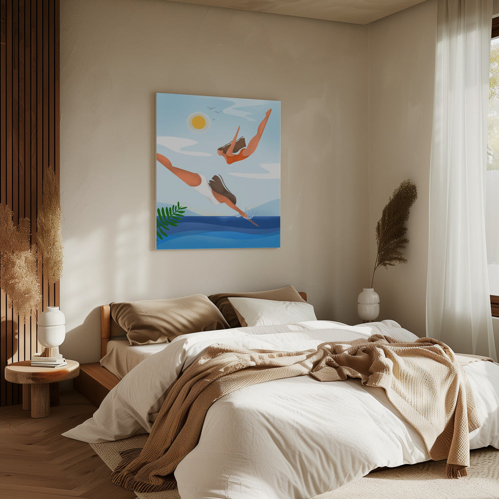 Oceanische gratie | Canvas