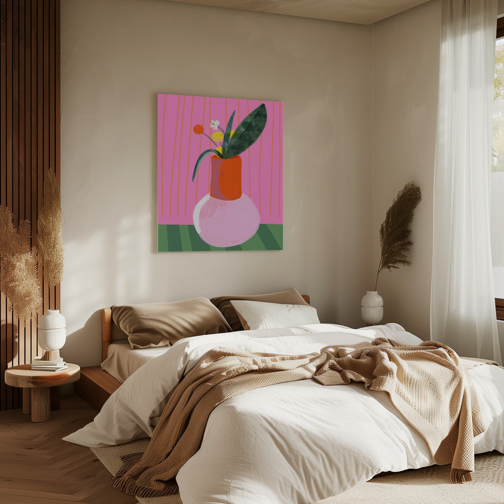Levendige vaasdisplay | Canvas