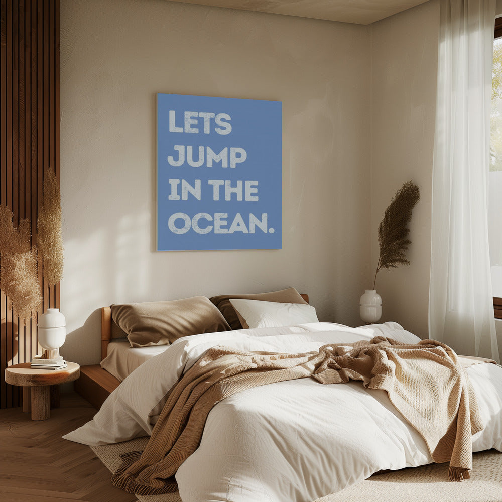 Spring in de oceaan | Canvas
