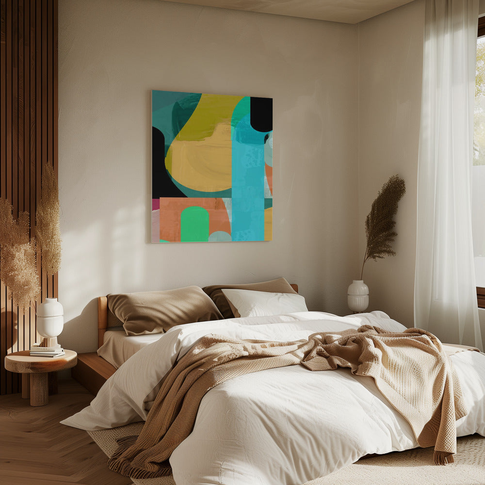 Retro patroonspel | Canvas