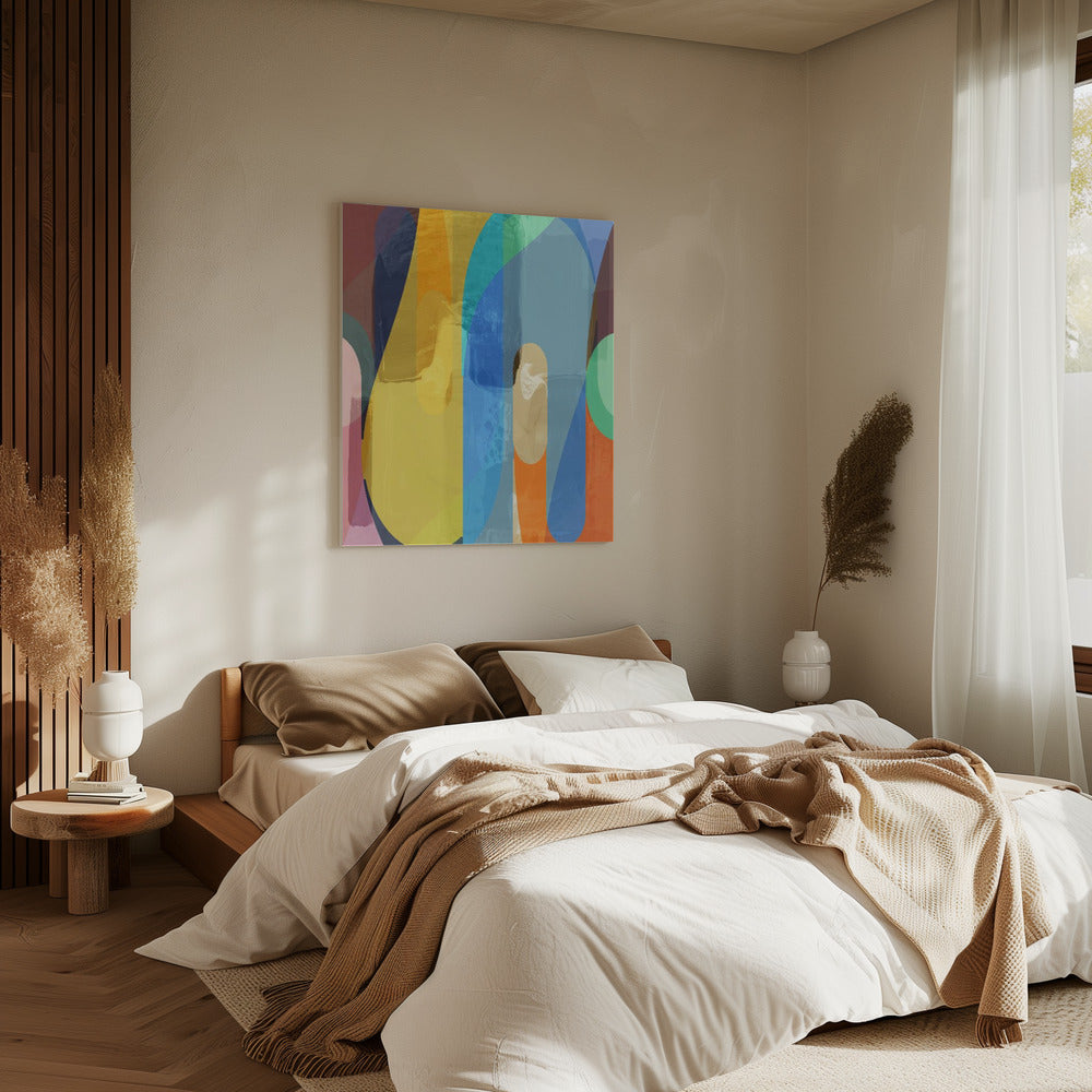 Retro patroonspel | Canvas