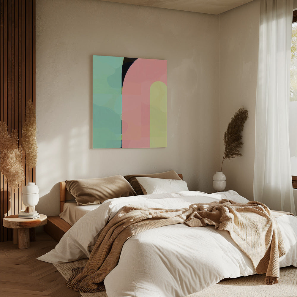 Pastel Curves | Canvas