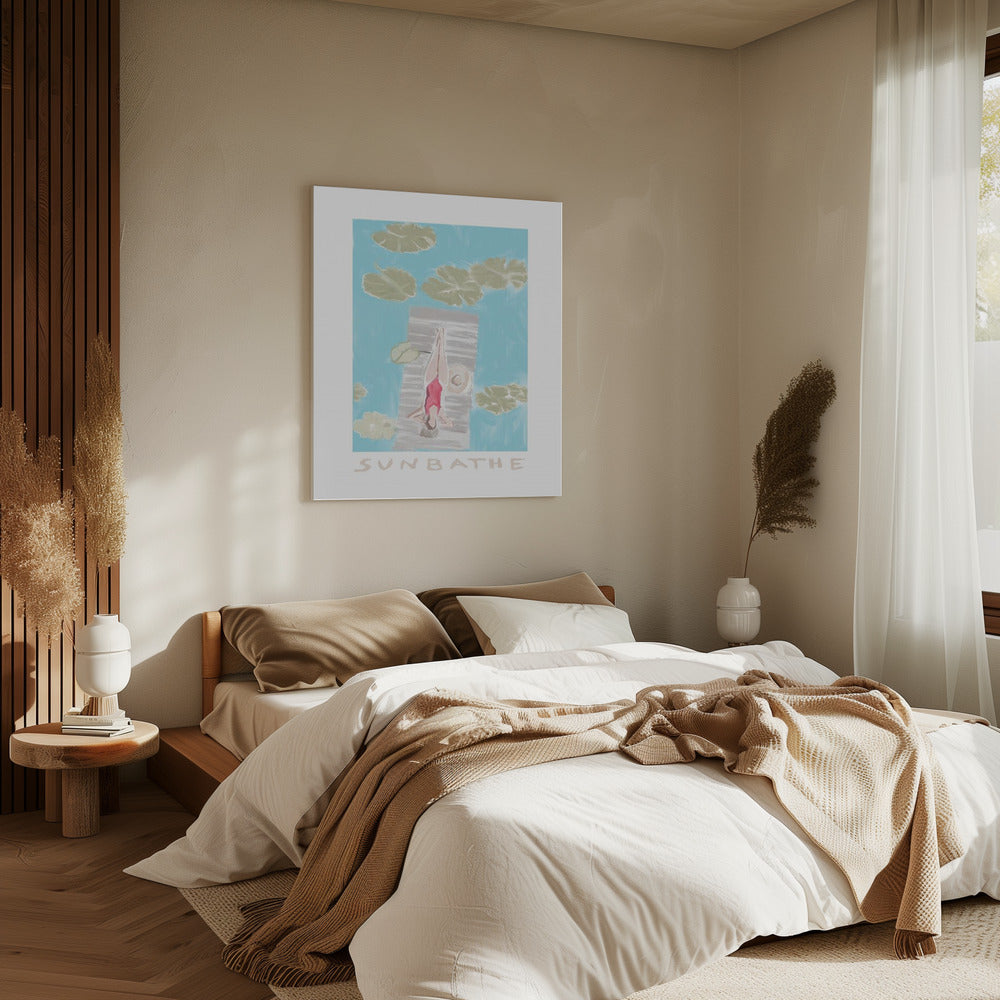 Sereniteit aan de kade | Canvas