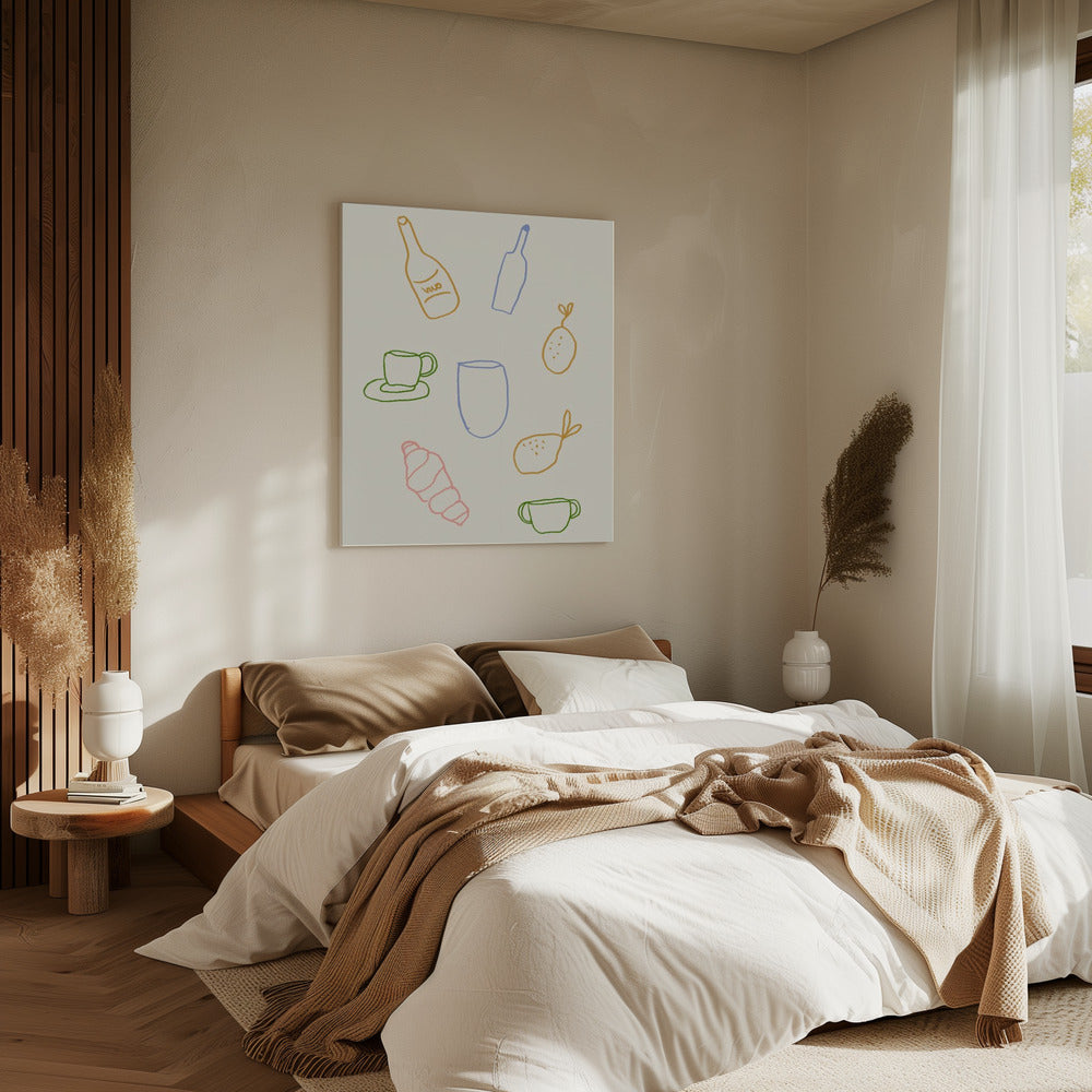 Minimalistische brunch | Canvas