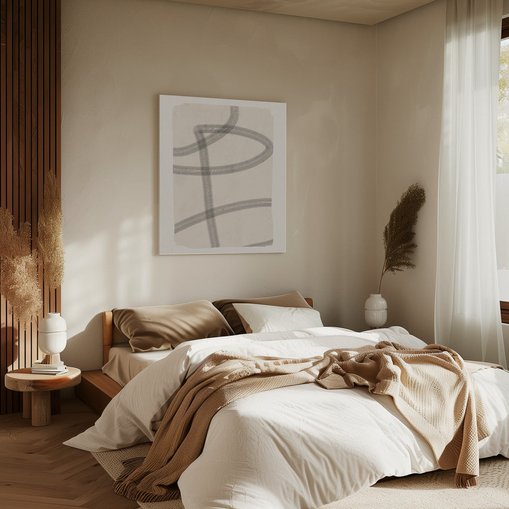 Minimale abstracte kunst | Canvas