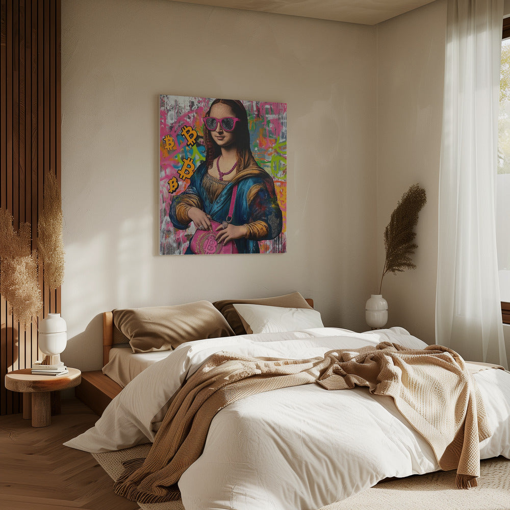 Monalisa Bitcoin | Canvas