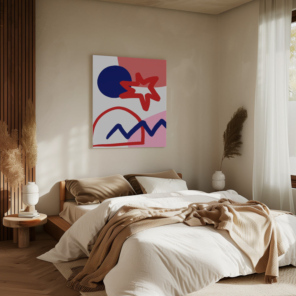 Gedurfde geometrische vormen | Canvas