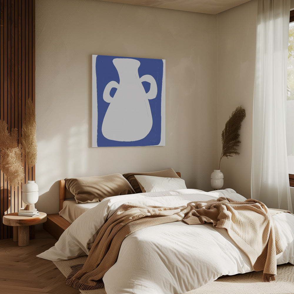 Vaas met twee handvatten | Canvas