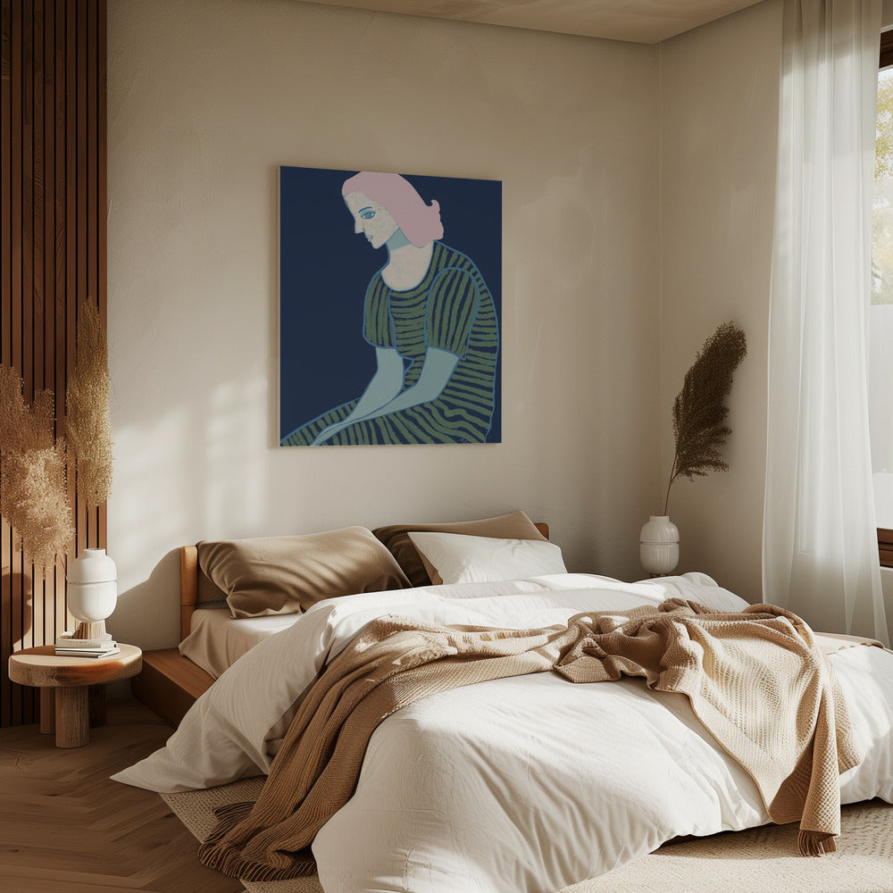 Lady sitting | Canvas
