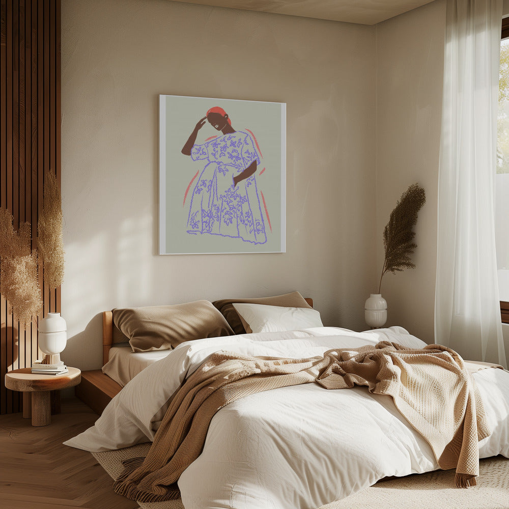 Bloemen gratie | Canvas