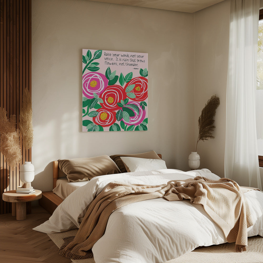 Verhoog uw woorden | Canvas