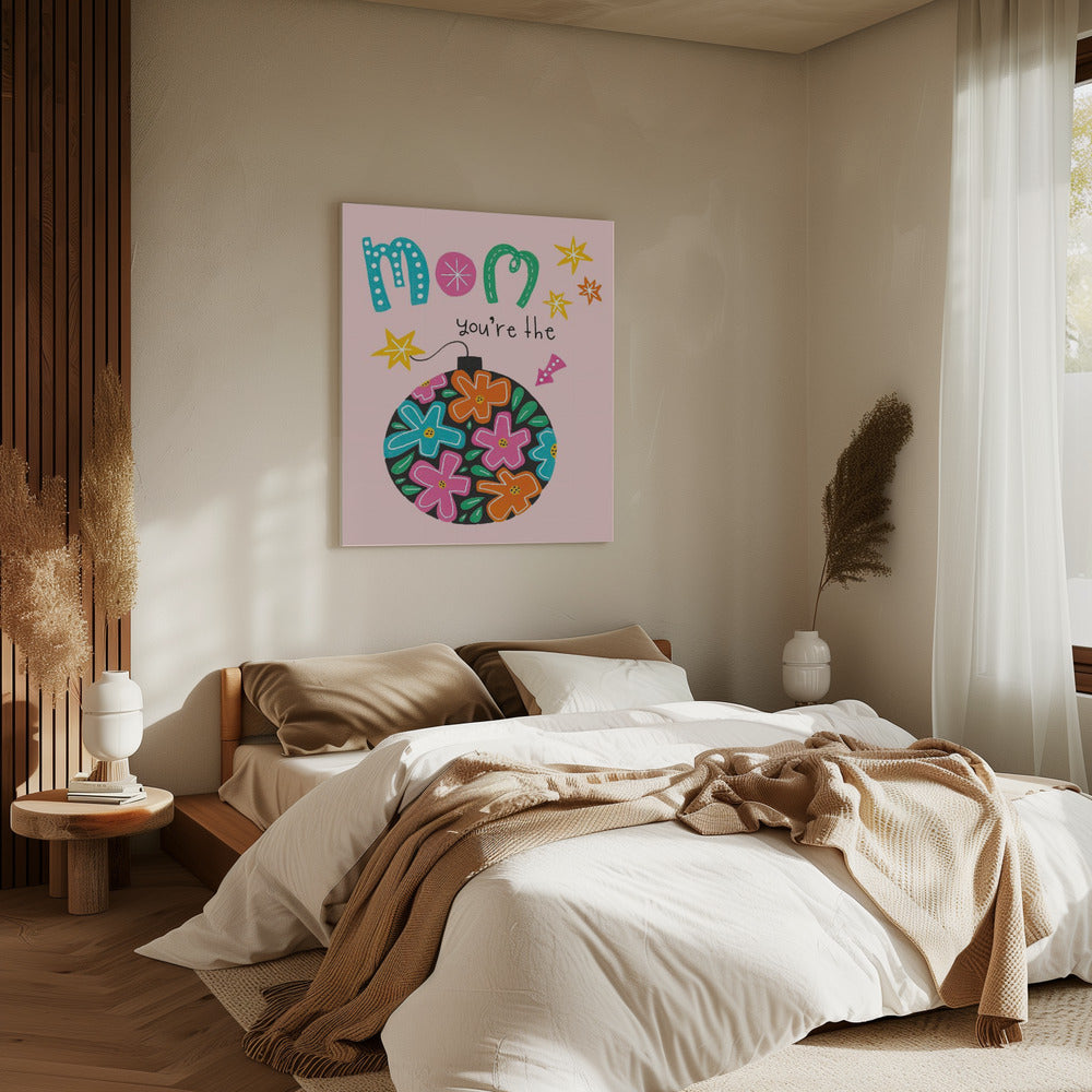 Moeders bloemengenot | Canvas