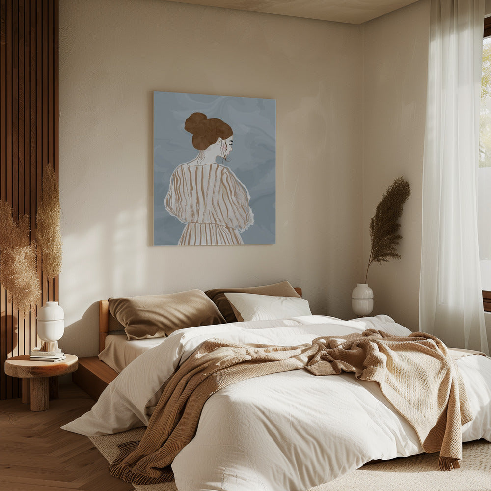Vrouw om alleen te staan | Canvas