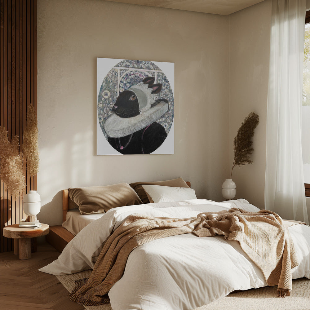 Koninklijk Konijnenportret | Canvas
