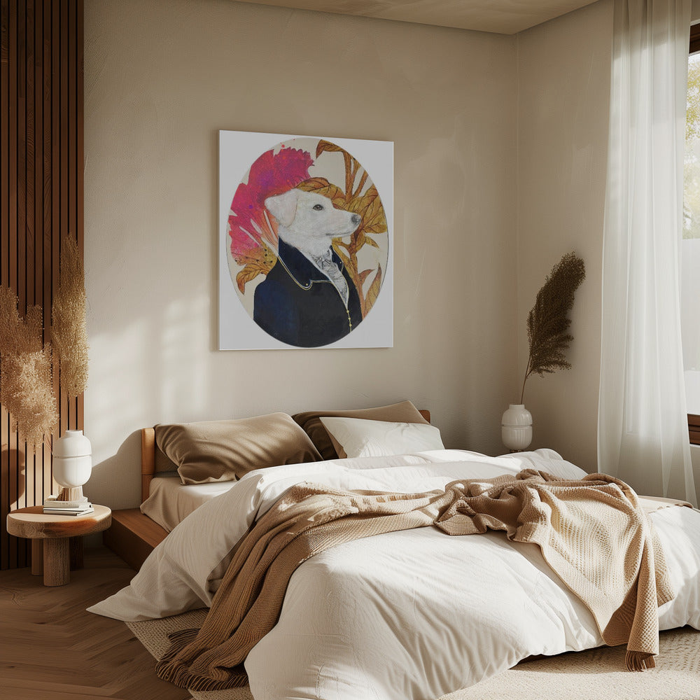 Koninklijk hondenportret | Canvas