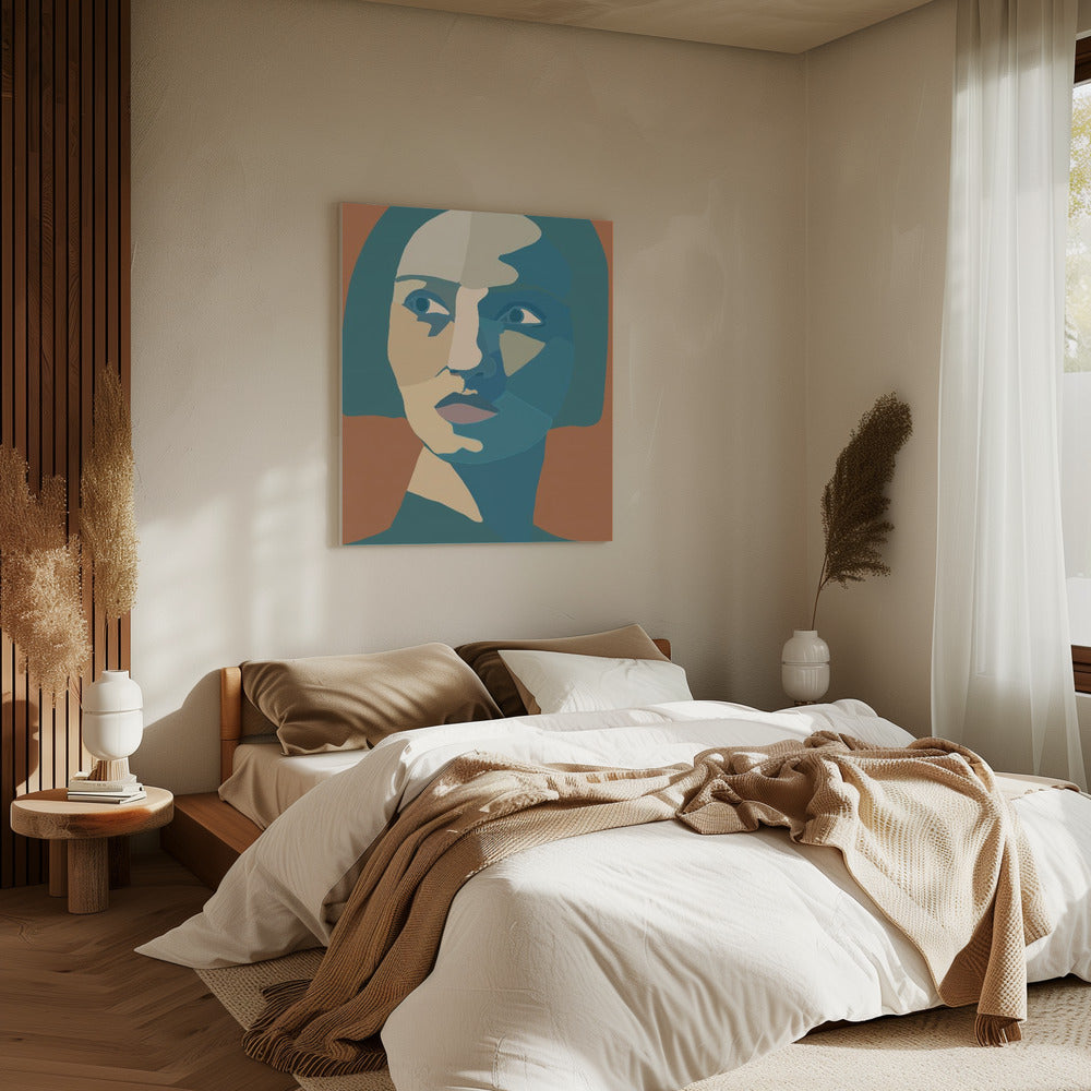 Portret van dame | Canvas