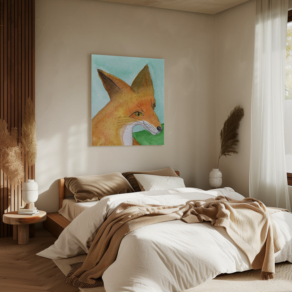 Rode Vos | Canvas