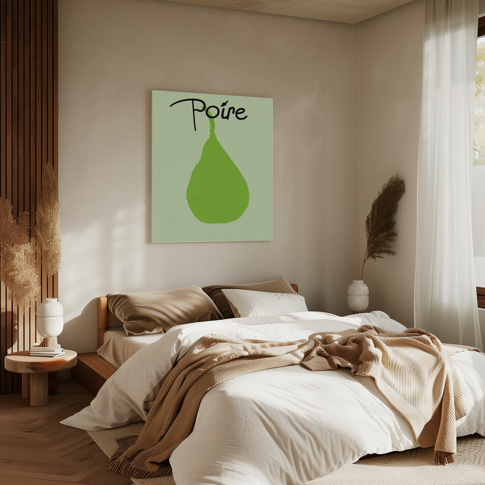 Green Pear Delight | Canvas