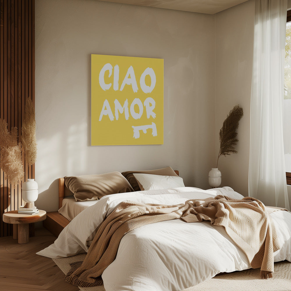 Moderne typografie en levendige kleuren | Canvas